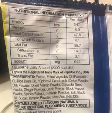 how to read nutrition labels